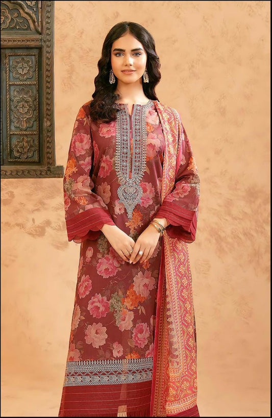 Charizma - 3 Piece - Digital Printed Lawn Suit